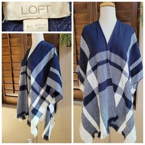 Ann Taylor Loft -Size M/L Poncho
